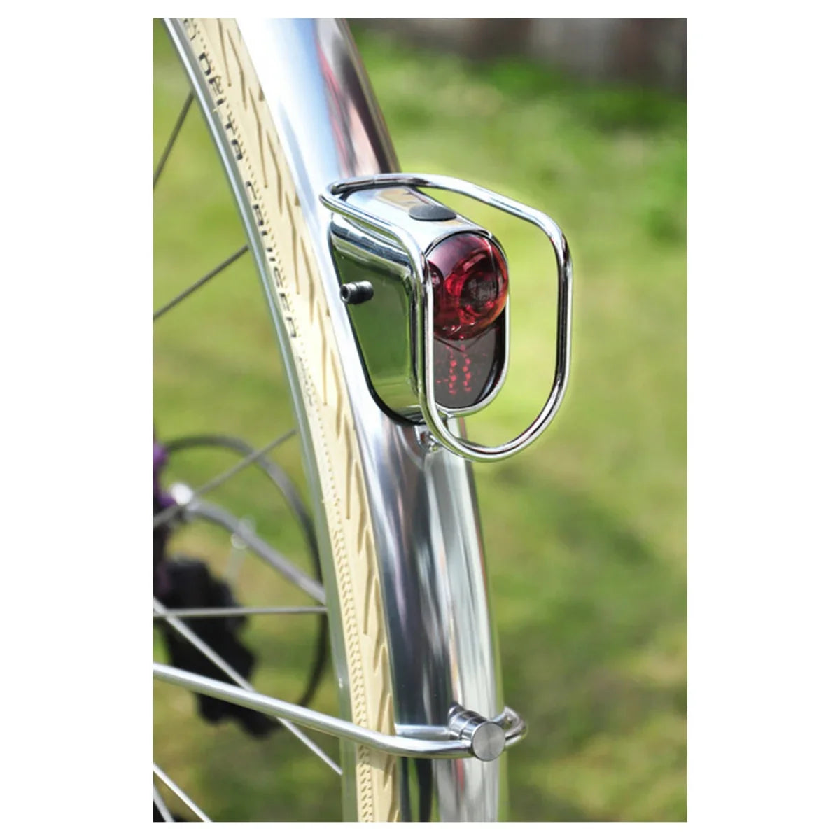 Light Bike LED Pure Light Chrome Pure Tail Rear Cycles City