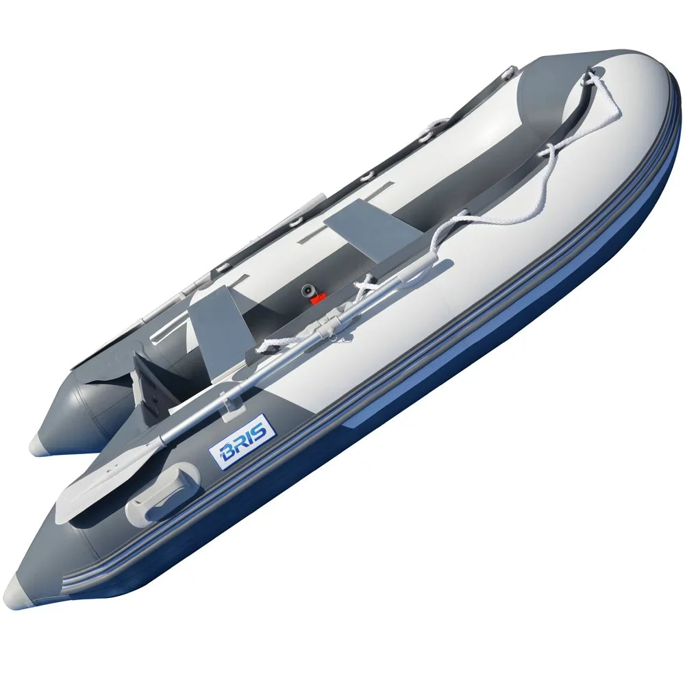 Aluminum 9.8 Boat BRIS Inflatable floor Ft. with Tender Raft Dinghy