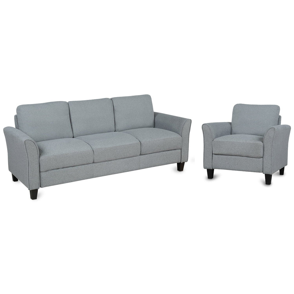 and Room (Gray) chair Anself Sofa Furniture 3-seat Living
