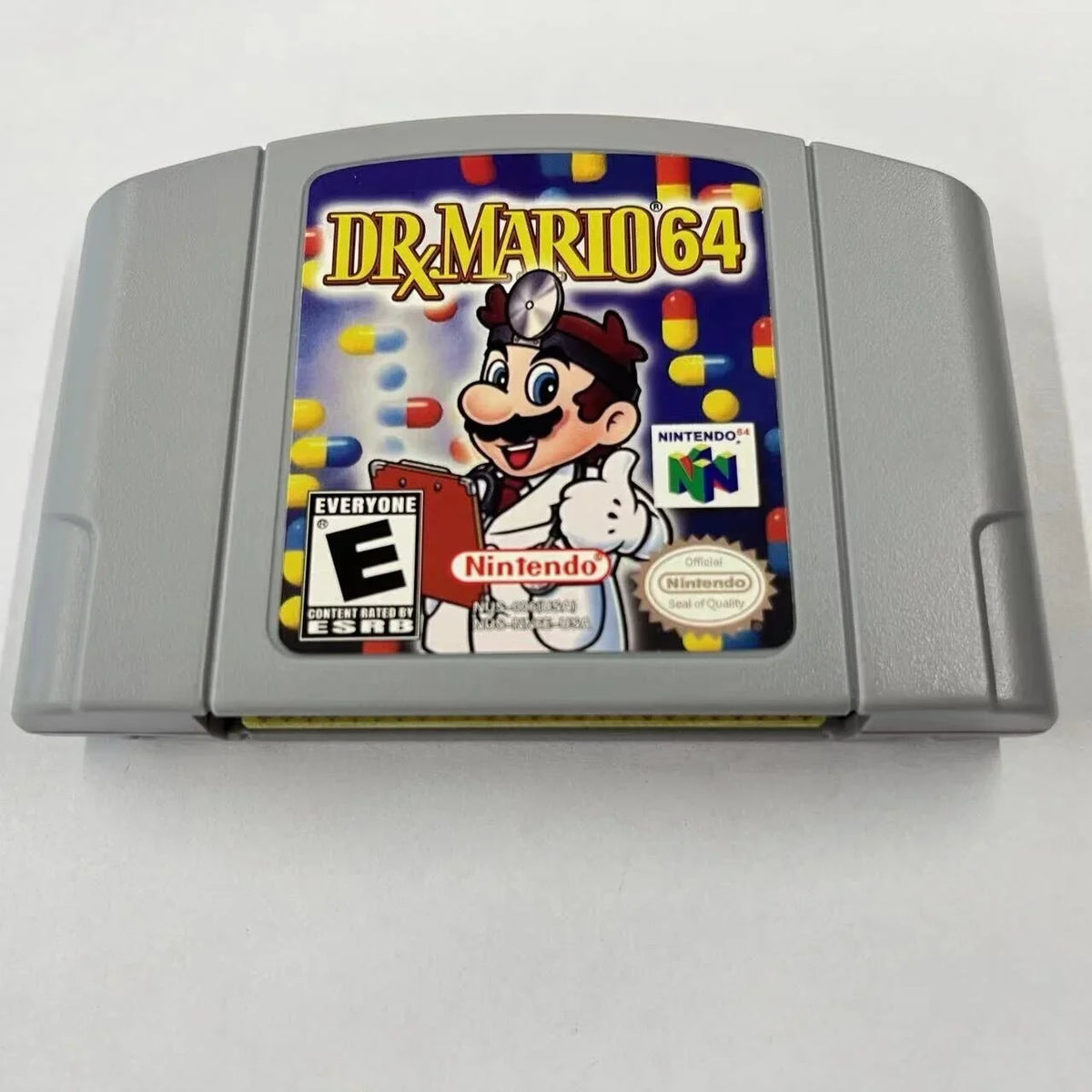 Mario Console - Video Game Nintendo Cassette version Dr. Card U.S.A. for 64 N64