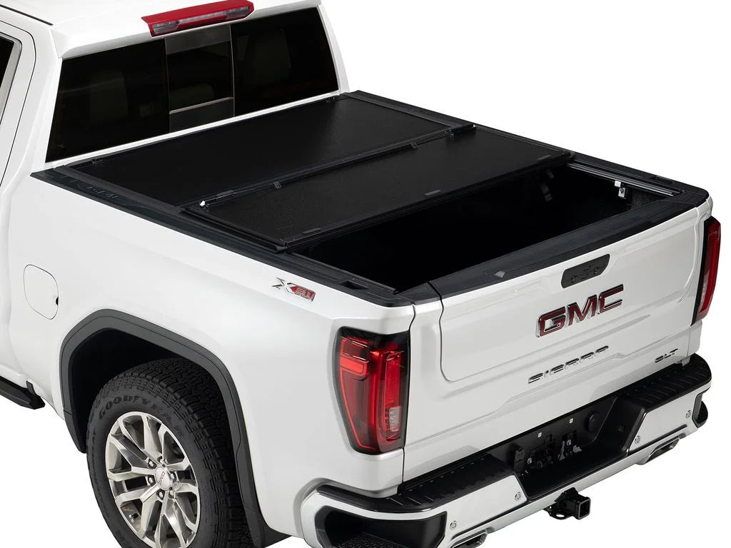 Truck (78.9") 1500 | Gator | 2014 Cover by Limited RealTruck Hard Chevy/GMC EFX 6' with Compatible Ltd/Lgcy Bed 2019 2018, Tonneau Silverado/Sierra - GC14019 Tri-Fold Bed 7"