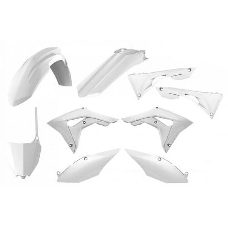 2017-2018 Plastic Kit White CRF450R Replica for Complete Polisport Honda