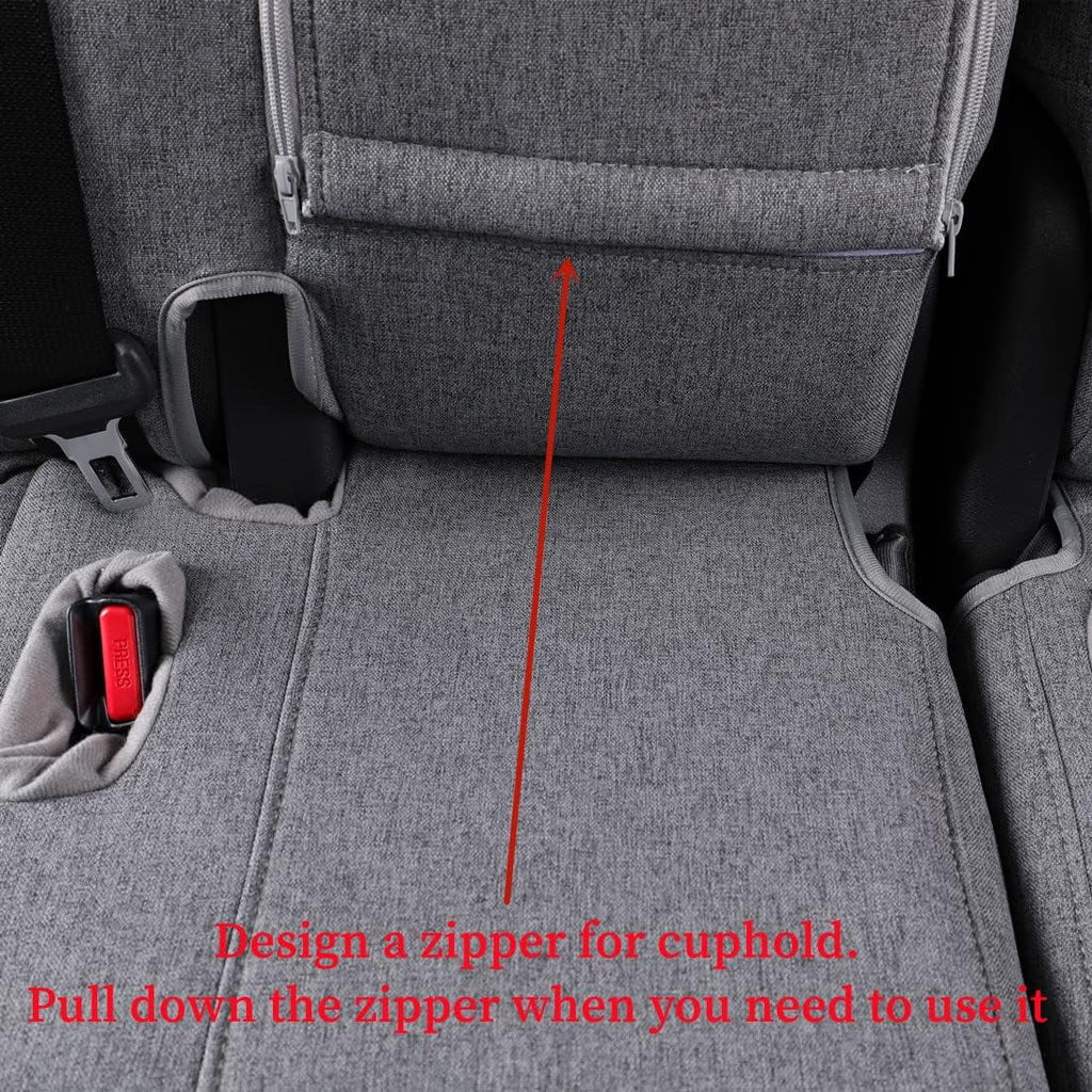 Toyota Covers Row,Second Three - 2016 Set,Gray) for Highlander Row 2017 Highlander 2015 2018 Split,Polyester 40/60 Custom Car Coverdream (Full Fit Seat 2014 2019