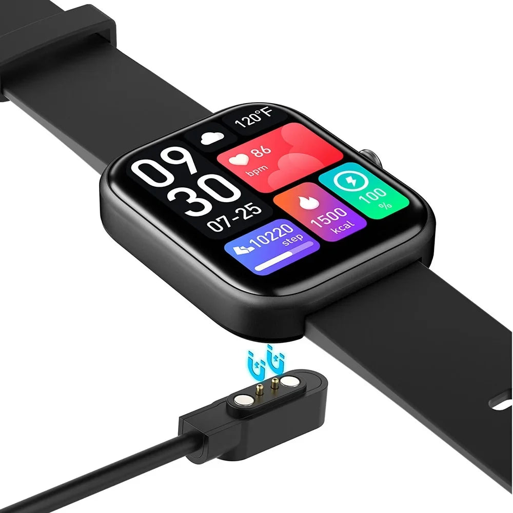 iOS GTS5 Fitness Smart Pressure Women Tracker for Blood Black and Watch Men Android