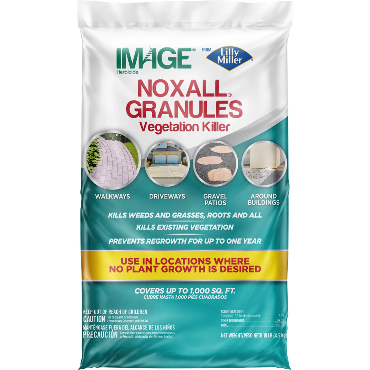 Miller Lilly Bag Noxall Herbicide Vegetation Killer Image 10lb Granules