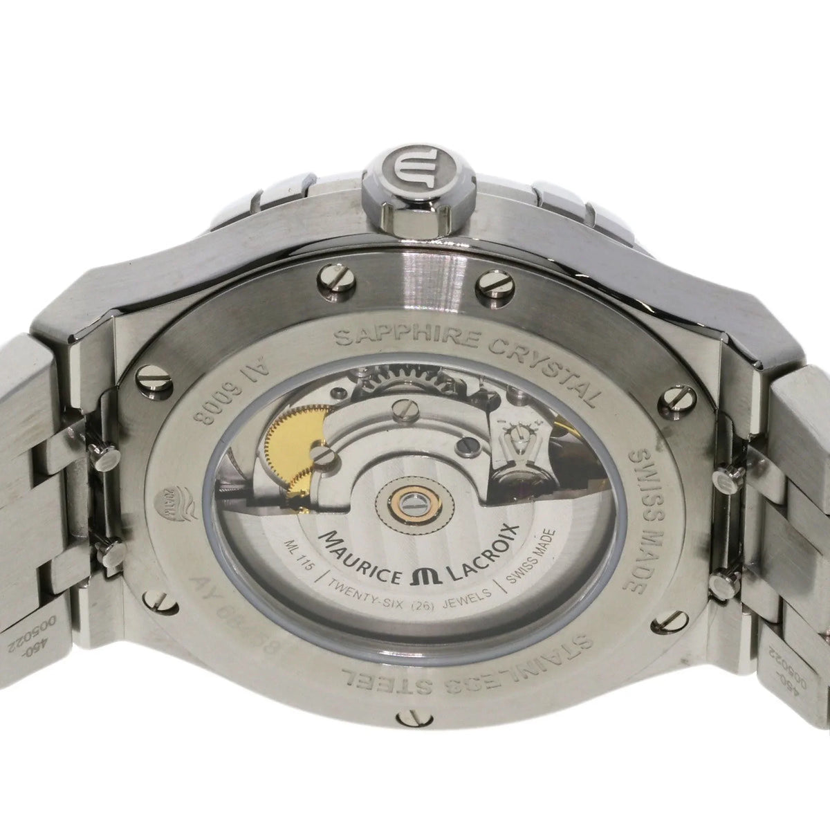 Automatic Pre-Owned Lacroix Men's MAURICE Aikon (Good) Steel/SS Watch Stainless AI6008 LACROIX Maurice