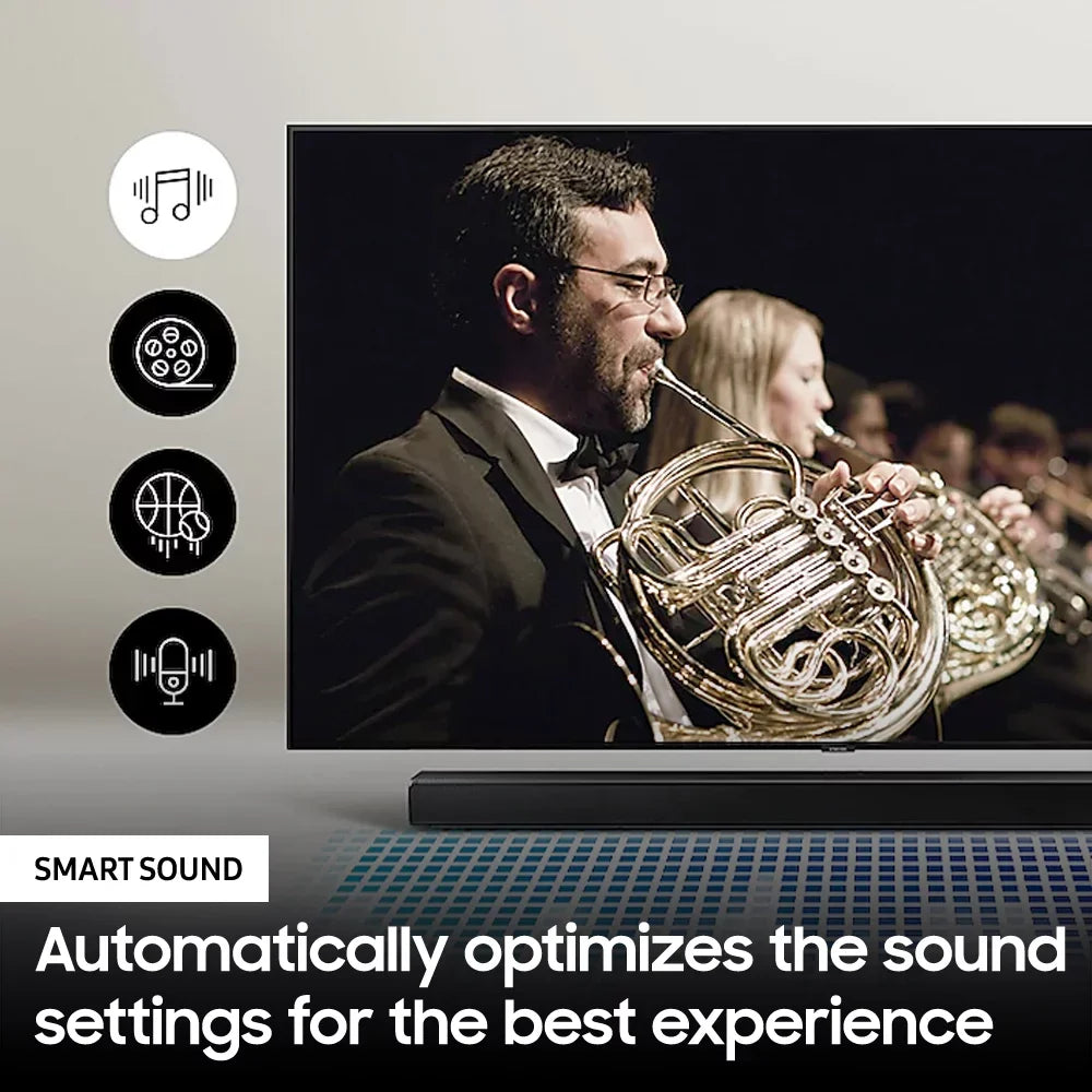 '- Audio with Soundbar (2020) HW-T450 SAMSUNG 2.1ch Dolby