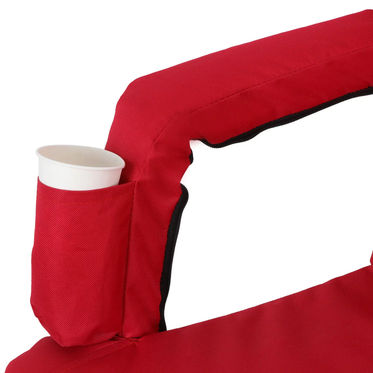 Cup Stadium Seat Red Positions Water-resistant ZENSTYLE - Tiltable with 7 Holder