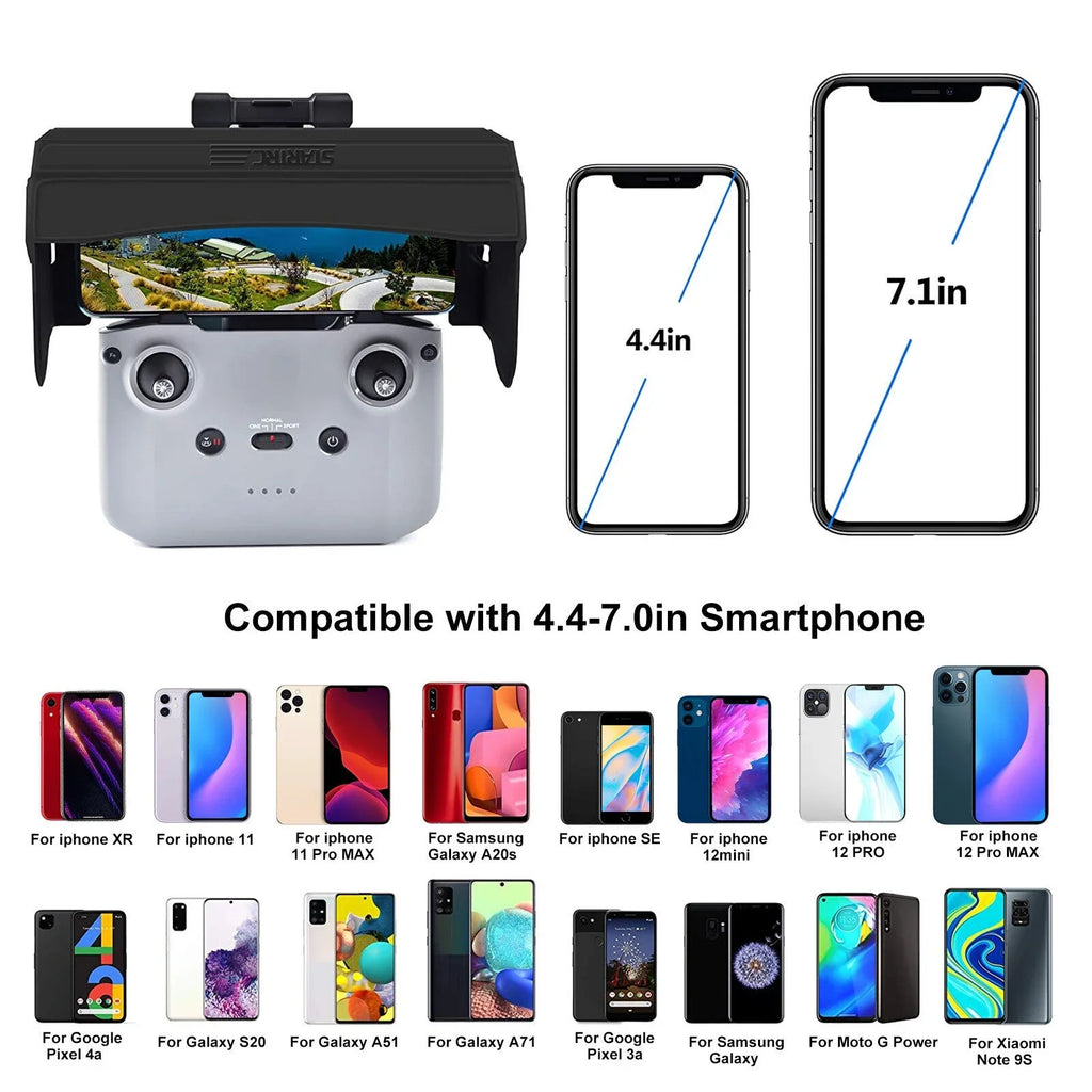 Remote Mavic Phone PU Air DJI Foldable Drone for Hood Control Mini Sun Shade 2 2