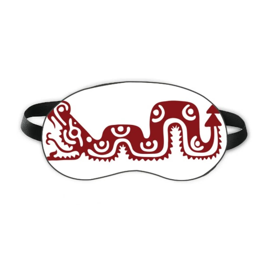 Soft Shade Sleep Night Totems Shield Mexico Snake Eye Ancient Cover Blindfold Mexican Civilization