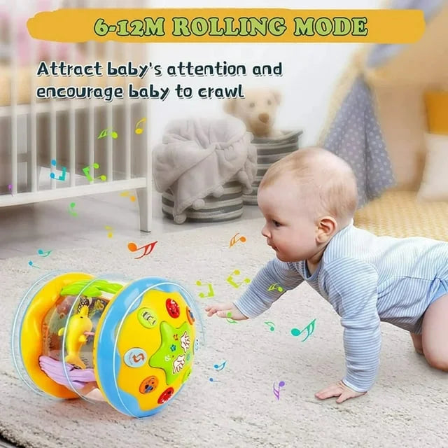 Toys Months, for Ocean Baby Up Months Light Musical Girls 6-12 Toddlers Learning 3 1 Baby for Toys 2 Year Old Toys Crawling Infant Gifts Boys 12-24 Tummy Toys Projector Time