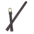 09mm part#AU01174N Brown Lizard Seiko Grain Watchband