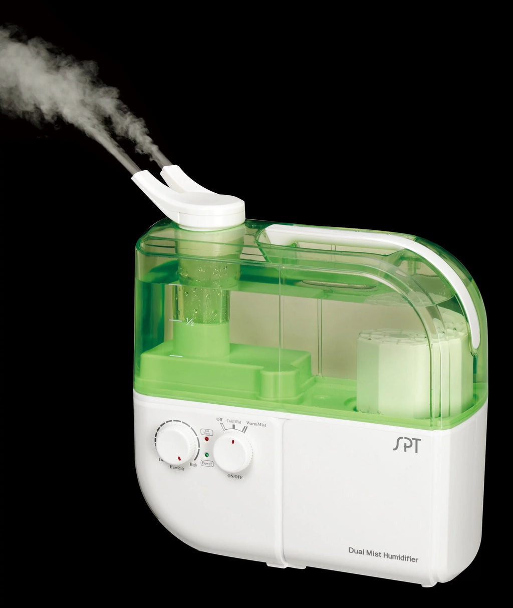 with ION Mist Filter, White Dual Exchange Humidifier Sunpentown