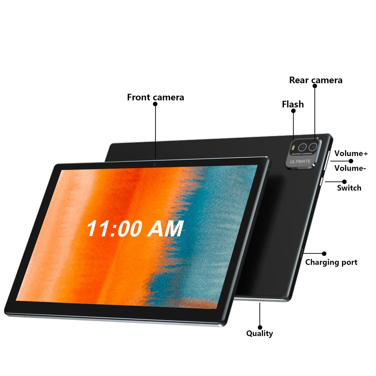 4GB+64GB+512GB Camera, Bluetooth, Expandable inch in Certified Tablet Android with Long PC 10 Battery 11 Dual Coopers Tablet 1 2 Keyboard Tablet, Google Life, WiFi,