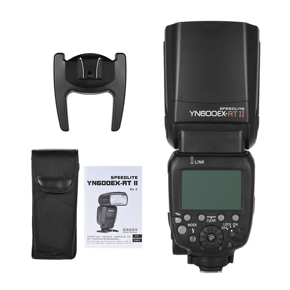Master Professional II HSS, RT Zooming, 600EX-RT with Flash GN60, II with 1/8000s Wireless, YN6000 Speedlite TTL EX 2.4G YN600EX-RT Compatible Auto/Manual Camera as