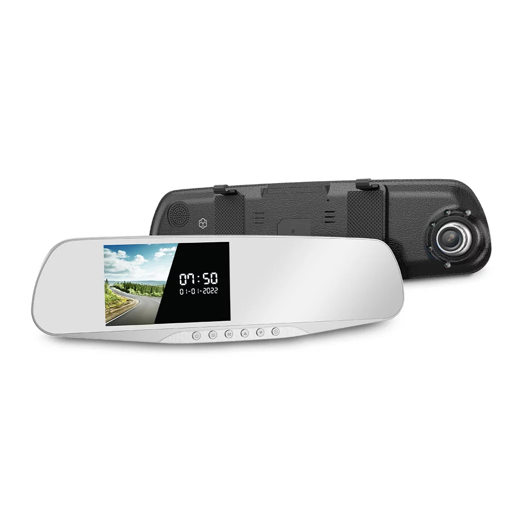 Mirror, YADA onto Mirror and Rear-View Silver 2-in-1, Roadcam FHD 4.5" Existing LCD Mirror Cam Dash View Mounts Screen, Rear 1080P