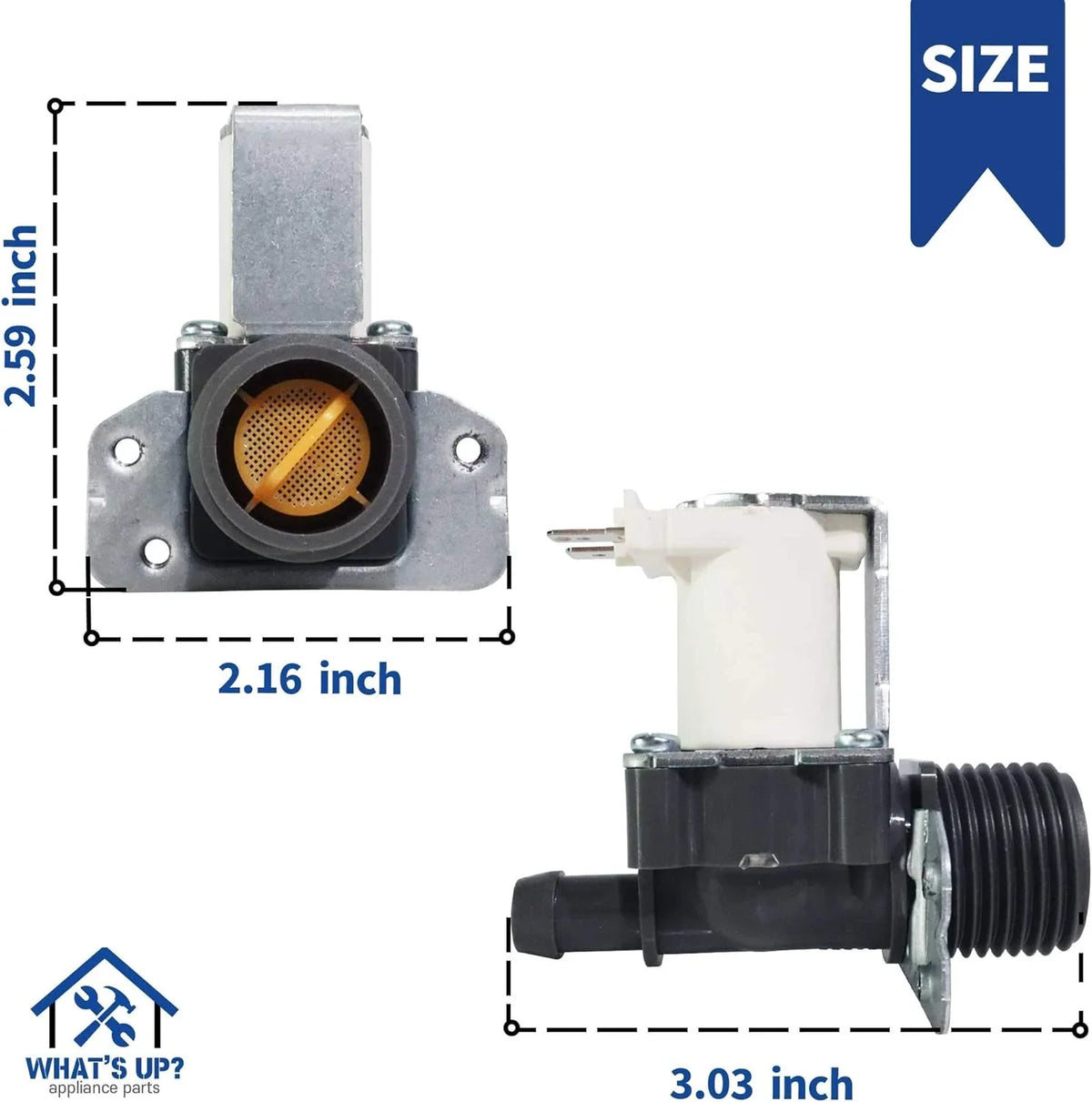 Machine Washing for LG AP4441935 5220FR2006L Up? Washers 1268123 5220FR2006H PS3527427 Valve What's Replaces 5220FR2006Q