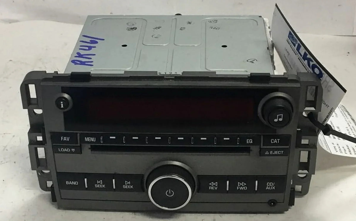 Radio OEM Pre-Owned Receiver LKQ VUE Player MP3 08 AM Saturn CD FM (Good)