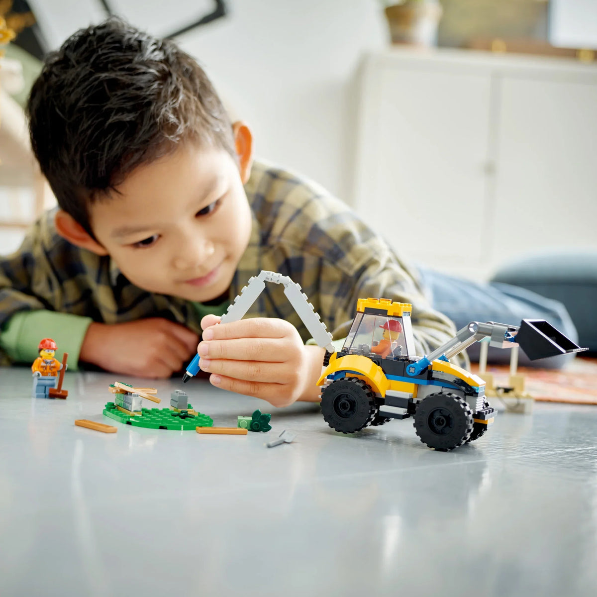 Great Construction and Bonus LEGO Set, Building Digger Farm and 5 up, Garden City Tractor Ages & Scarecrow Plus Big for Gift Pack, 2in1 Girls and Wheel 66772 Toy Boys Sets Gift
