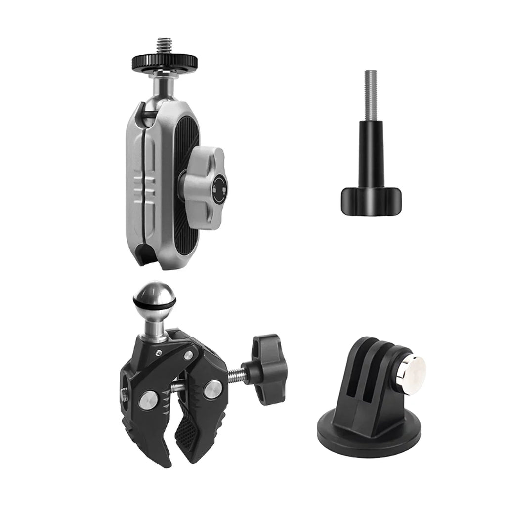 Camera Adapter ammoon Clamp AKASO Mounts Compatible Handlebar DJI Mount Mount