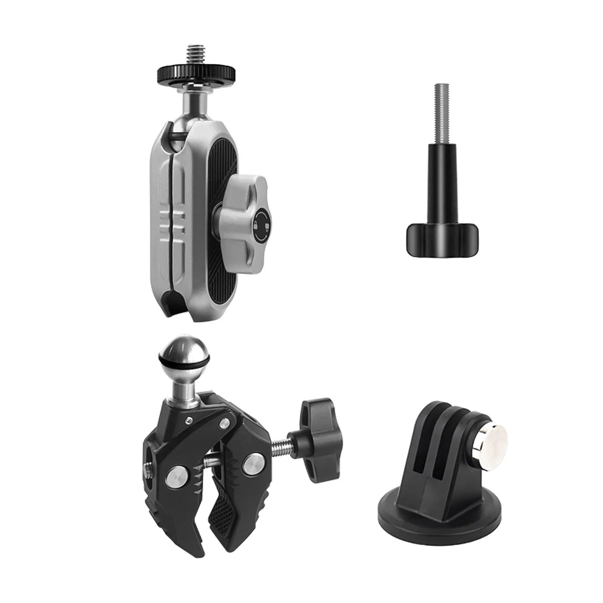 Camera Adapter ammoon Clamp AKASO Mounts Compatible Handlebar DJI Mount Mount