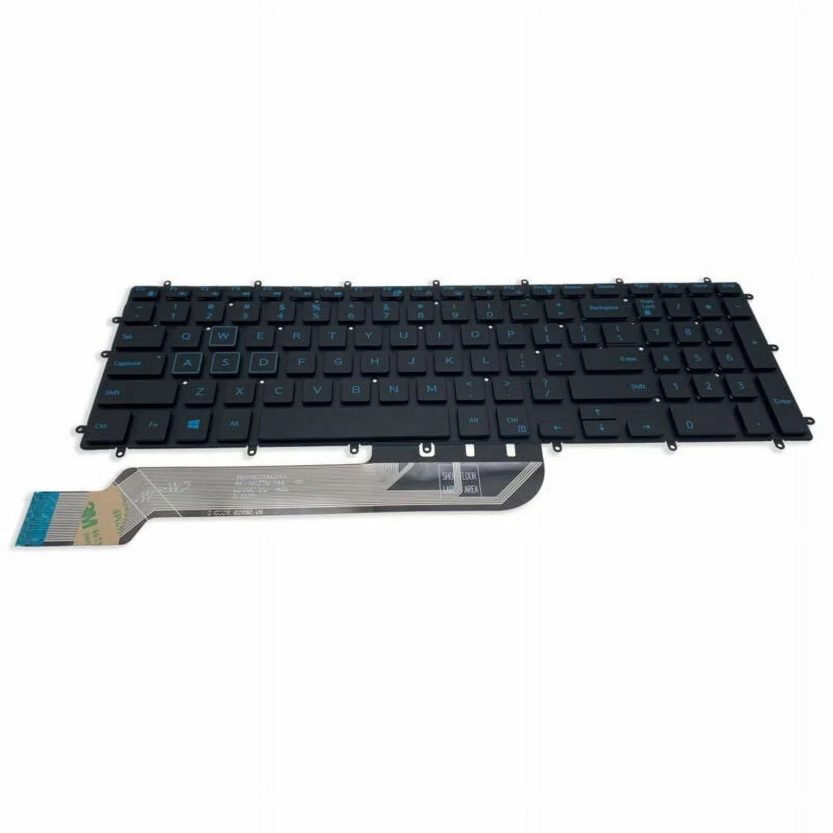 3779 For G3-3579 Gaming 15 Keyboard Characters Dell Backlit G5 15-5587 5587 Blue