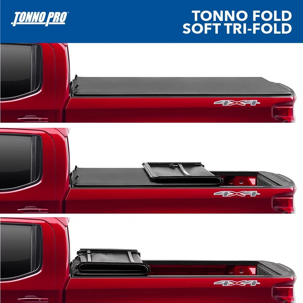Truck Tonno 2015 Pro Fold, (60") Bed - Honda 5' Tonno Bed Ridgeline Tonneau Folding | | 2006 Cover Fits 42-600 Soft