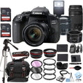 '+ 128GB is + EOS F/4-5.6 + Zoom DSLR EF + + 50mm + f/1.8 Tripod Rebel Case Lens III T7i F/4-5.6 18-55mm STM w/EF-S Filters Lens STM 75-300mm Canon 800D Lens Camera Bundle 40pc Memory