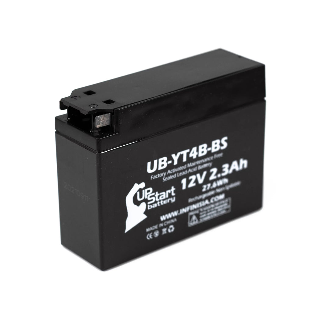 2004 Maintenance 400CC 2.3Ah, Yamaha Battery UB-YT4B-BS UpStart Motorcycle Activated, Replacement Battery Free, Factory for 5-Pack 12V, SR400 -
