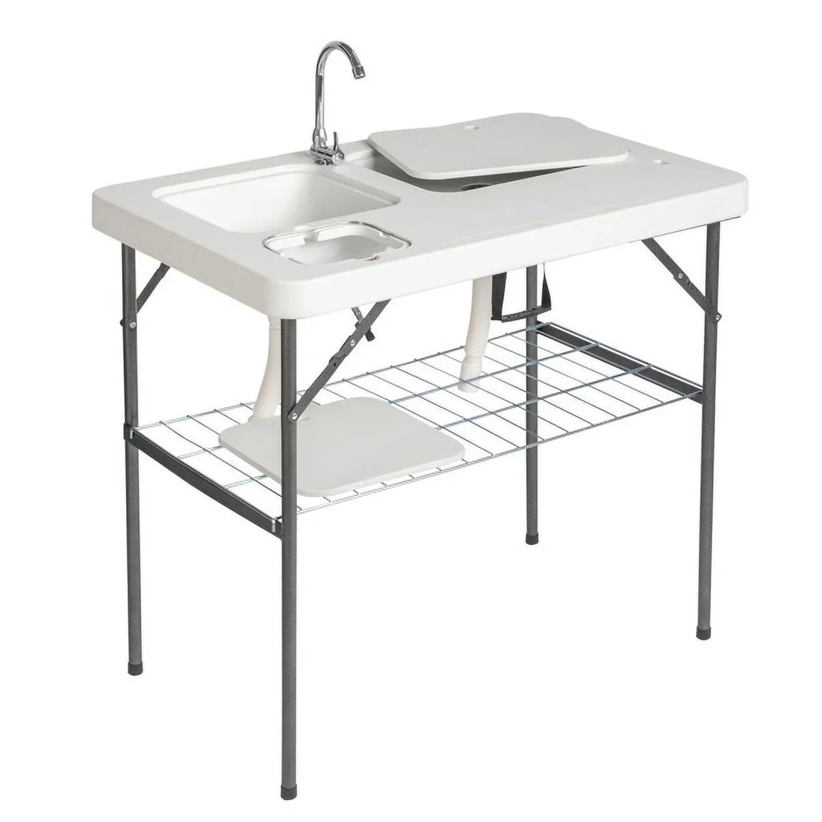 Fish 36.38 Outdoor Prepare with - fresh Table Cleaning fish - outdoors ease!