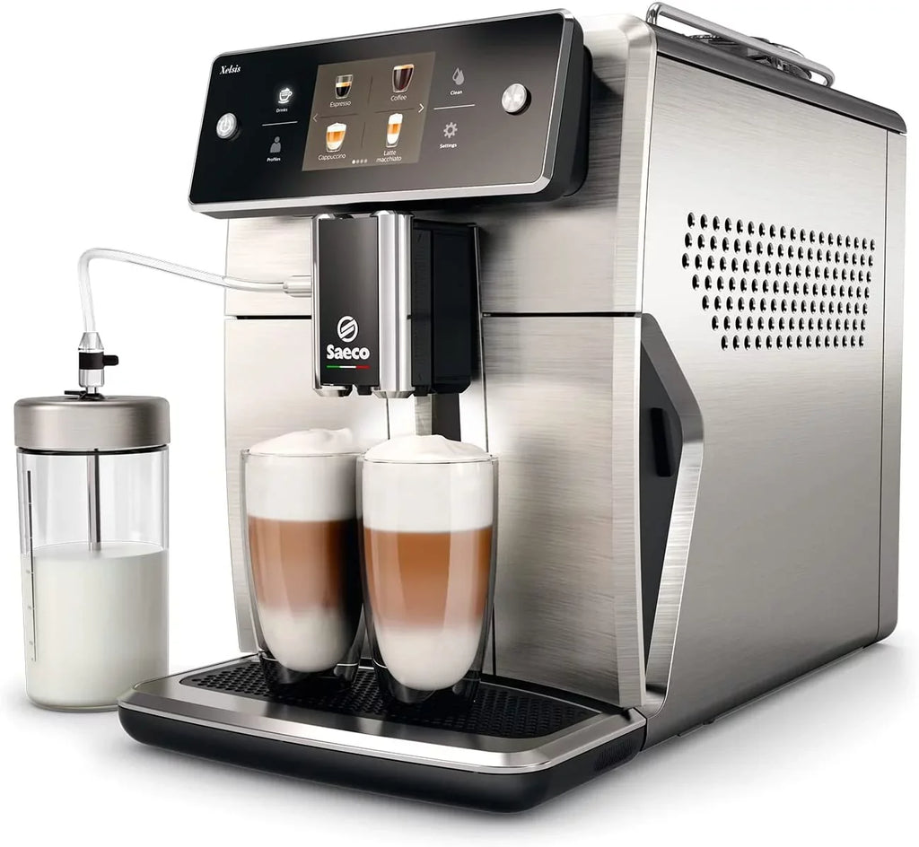 Espresso Machine, Saeco Super Steel (SM7685/04) Stainless Automatic Xelsis