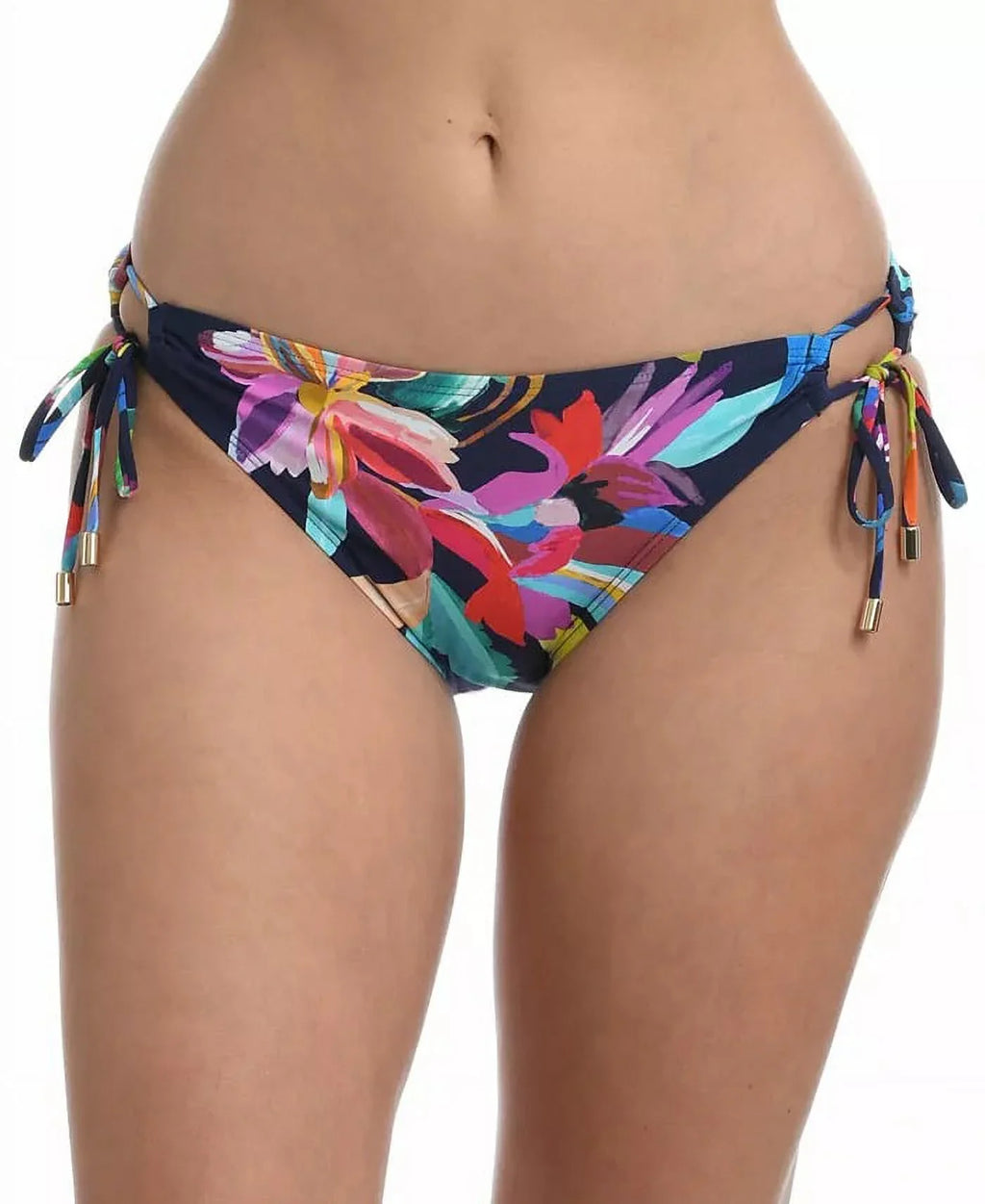 Swim US 16 INDIGO Adjustable La Blanca Side-Tie Bikini Bottom,