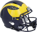 in Michigan Fanatics Wolverines Paint) Autographed Helmet Authentic Replica Riddell Certified (Signed Brady - Yellow Tom