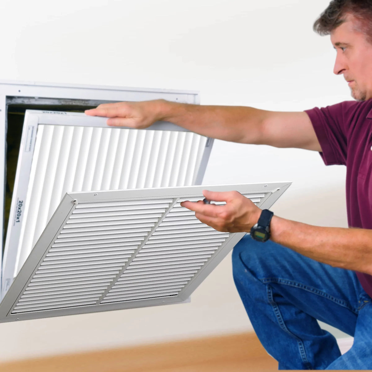 x 2000® 24.75) Air 8 Allergen 20x25x1 8000 MERV (19.75 Filter PURAFILTER
