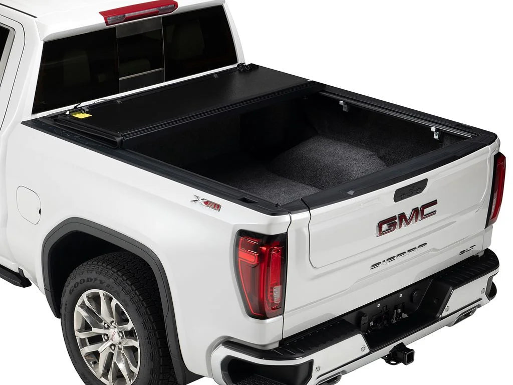 Truck (78.9") 1500 | Gator | 2014 Cover by Limited RealTruck Hard Chevy/GMC EFX 6' with Compatible Ltd/Lgcy Bed 2019 2018, Tonneau Silverado/Sierra - GC14019 Tri-Fold Bed 7"