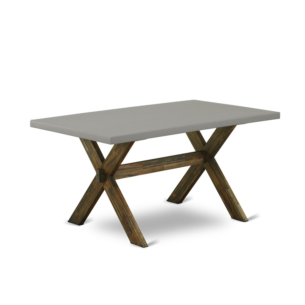 French & With Top Kitchen Cement Table Set-Limelight Room Back Seat Chairs & Parson Tufted HomeStock Button Legs Country Hardwood Living Fabric - Linen 7-Pc