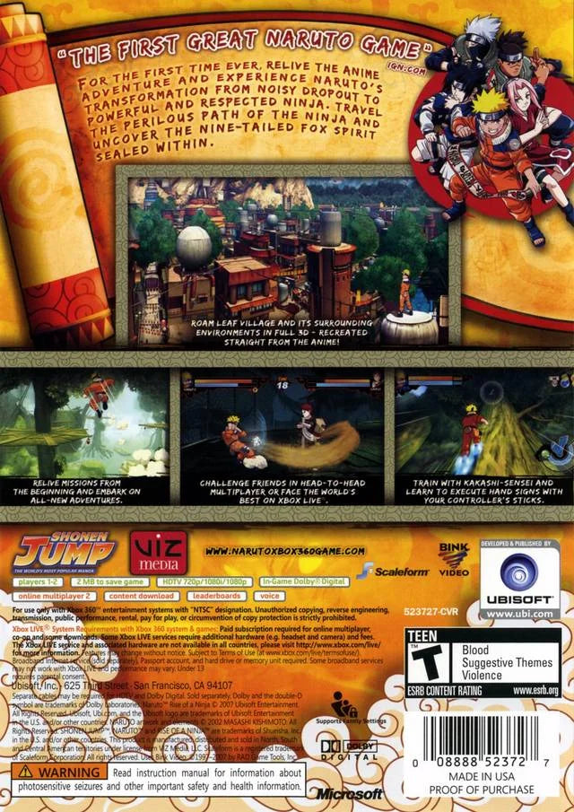 Ninja a 360 of - Naruto: Rise Xbox