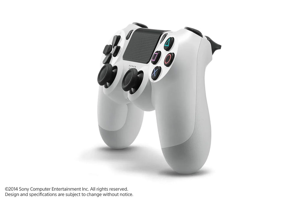DualShock - 4 Blue Earbuds Wireless With with White New Like PlayStation BOLT AXTION Bundle Controller -