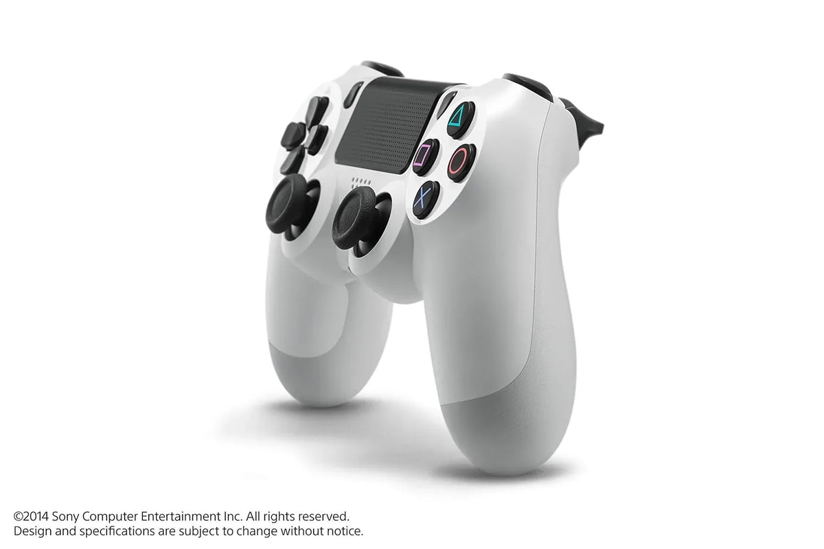 DualShock - 4 Blue Earbuds Wireless With with White New Like PlayStation BOLT AXTION Bundle Controller -