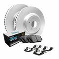 R1 59006 HONDA Rotors CIVIC Pads select: Coated 2017-2020 Euro Brake Carbon & Wdth1 Fits W/ SI R1 Ceramic Concepts
