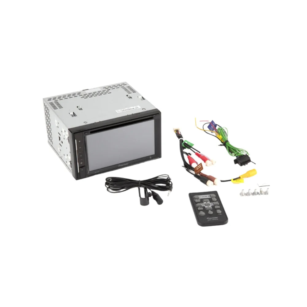 for Pioneer 6.2" Eighty-Eight Receiver Stereo 1994-1999 Oldsmobile Bundle KIT4820 W/ DIN Bluetooth/Backup Touchscreen with Double Media Car DVD/CD Camera/Install AVH-241EX Kit/in-Dash Digital AM/FM