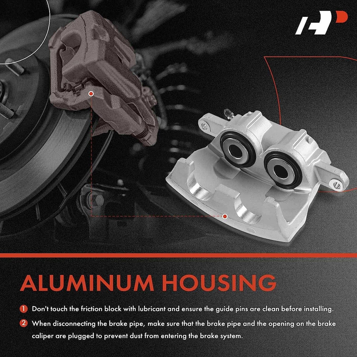 Without Dodge Side 1974 - 1973-1974, Disc A-Premium Left M300/RM300 Bracket Caliper Assembly Driver Select Compatible with Front M350/R300 Models Brake -