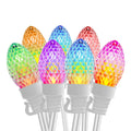 Light C9 Bulbs Changing Lights Waterproof 20 23ft Outdoor, String Christmas Lights LED Eva's Color