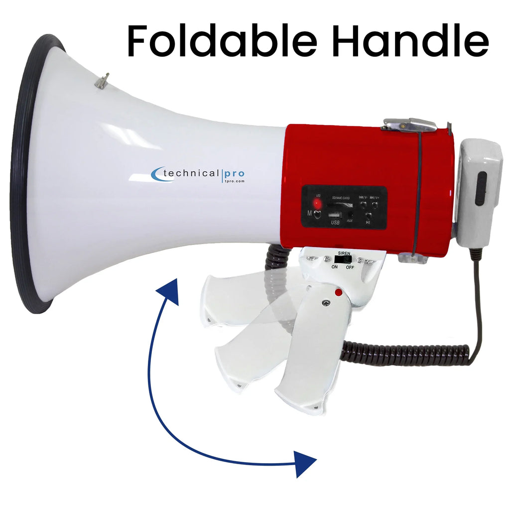Trainers, Charger, w/ Battery, for Bullhorn Speaker Rechargeable Soccer, Detachable Leaders Pro Red AC Built-In Wall Megaphone a Portable w/ Microphone 75-Watt Coaches, Good Technical Cheer