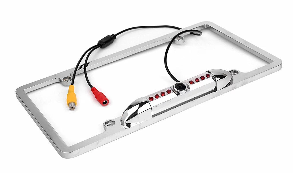 Frame Color View Night Camera Pioneer JVC Alpine Chrome Vision Kenwood Rear Silver