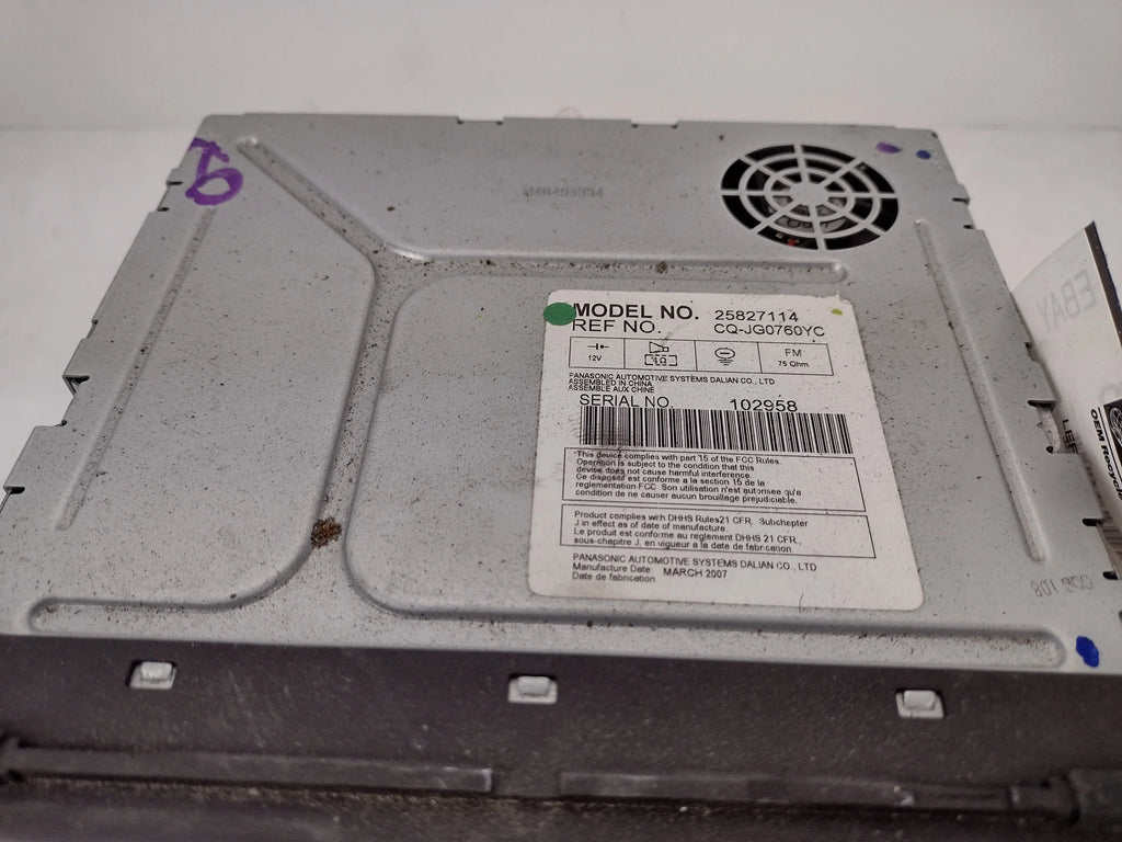Receiver Description Specific 07 Radio (Good) AM OEM Vehicle FM - - Pre-Owned CD Saturn Outlook In MP3 Verify 08 Fitment