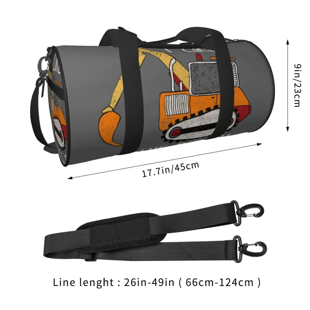 Bag and with Coaee Cylinder Digger Capacity Large Luggage Big Bag Bag Waterproof Sports Compartment Like I Travel Gym Pocket