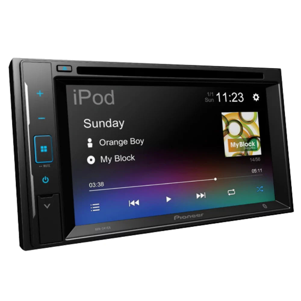 for Pioneer 6.2" Eighty-Eight Receiver Stereo 1994-1999 Oldsmobile Bundle KIT4820 W/ DIN Bluetooth/Backup Touchscreen with Double Media Car DVD/CD Camera/Install AVH-241EX Kit/in-Dash Digital AM/FM