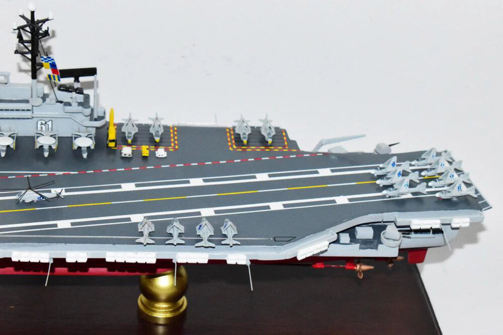 Model,Mahogany,Forrestal Class CV-61 Carrier Aircraft USS Ranger Model,Navy,Scale