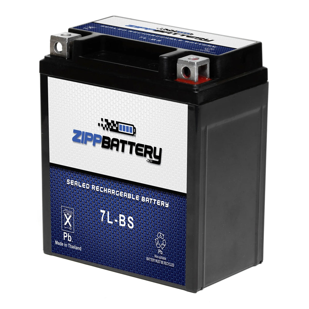 Kawasaki 12 Ytx7l-bs 75 Zipp (7l-bs Atv 2009 Battery Battery Volts,6 450cc Kfx450r Ah, for Cca)